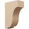 Ekena Millwork 6"W x 12"D x 18"H Classic Van Buren Rough Cedar Woodgrain TimberThane Corbel, Primed Tan CORUR06X12X18VANRCPR - alternate 1